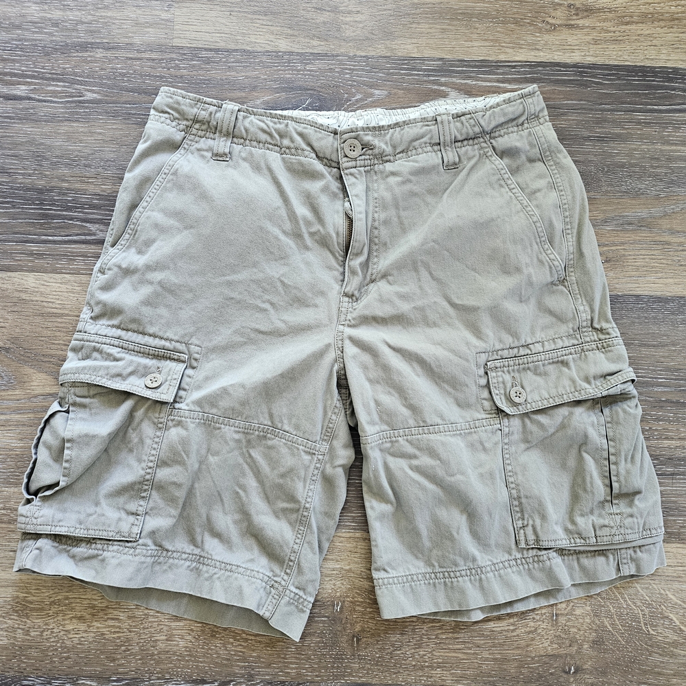 North Face Men's Tan Cargo Shorts Size 32